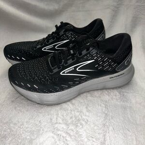 Brooks Glycerin GTS 20 Size 8 Wide Black Alloy Women’s Shoes
